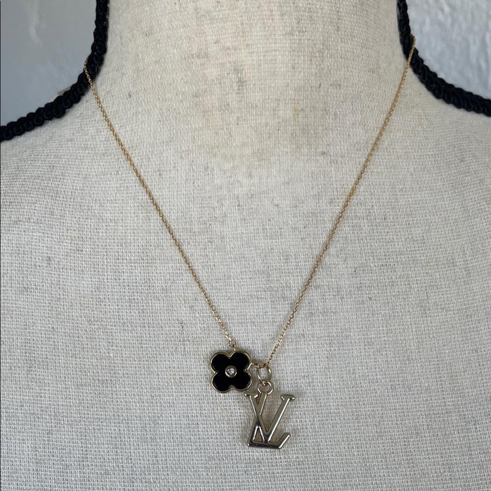 Rachel Zoe Sterling Silver gold plated Chain with Charms 16”Necklace NWT